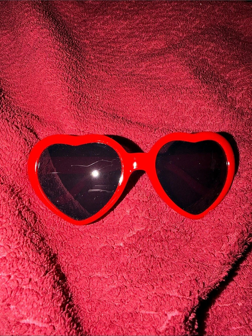 Heart-Shaped Taylor swift inspired Sunglasses in Red
